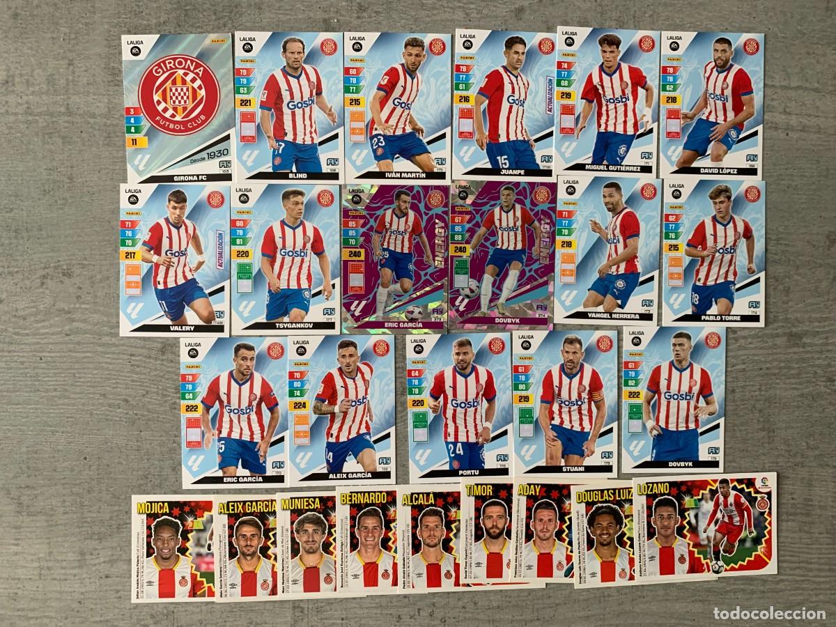 Football Stickers: LOTE DE CROMOS DE FUTBOL DEL GIRONA