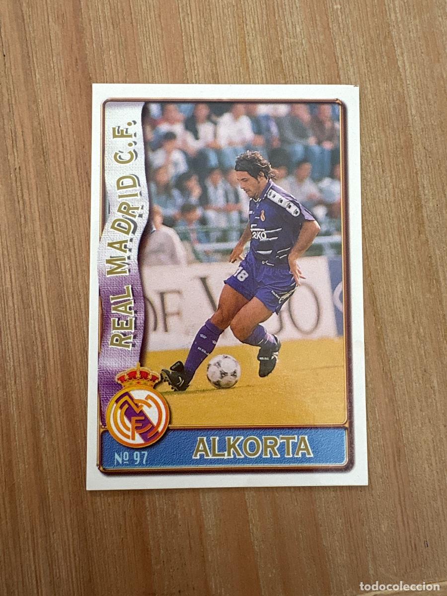 Cromos de F&uacute;tbol: 21. CROMO MUNDICROMO ALKORTA N 97 REAL MADRID FICHAS LIGA 96-97 1996-97