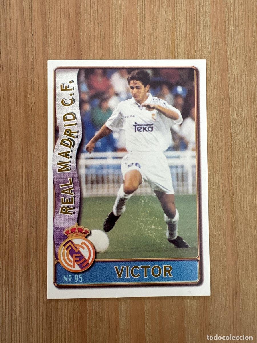 Cromos de F&uacute;tbol: 21. CROMO MUNDICROMO V&Iacute;CTOR N 95 REAL MADRID FICHAS LIGA 96-97 1996-97