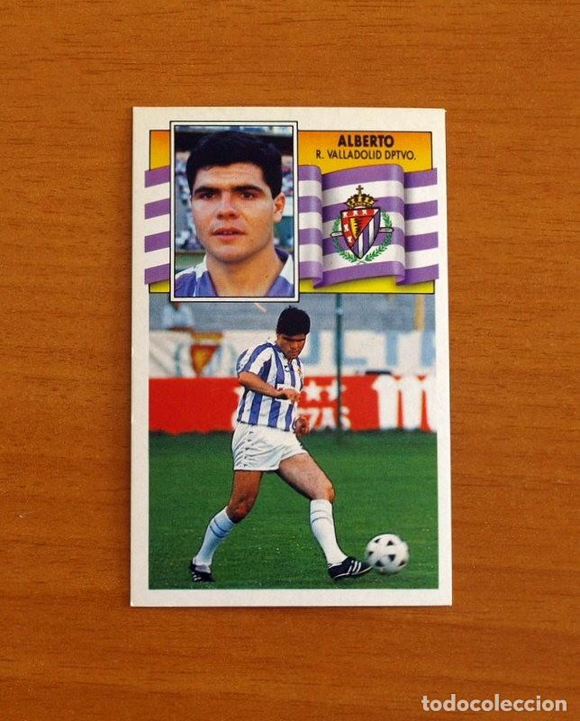Cromos de F&uacute;tbol: Real Valladolid - Alberto - Ediciones Este Liga 1990-1991, 90-91 - Nunca pegado