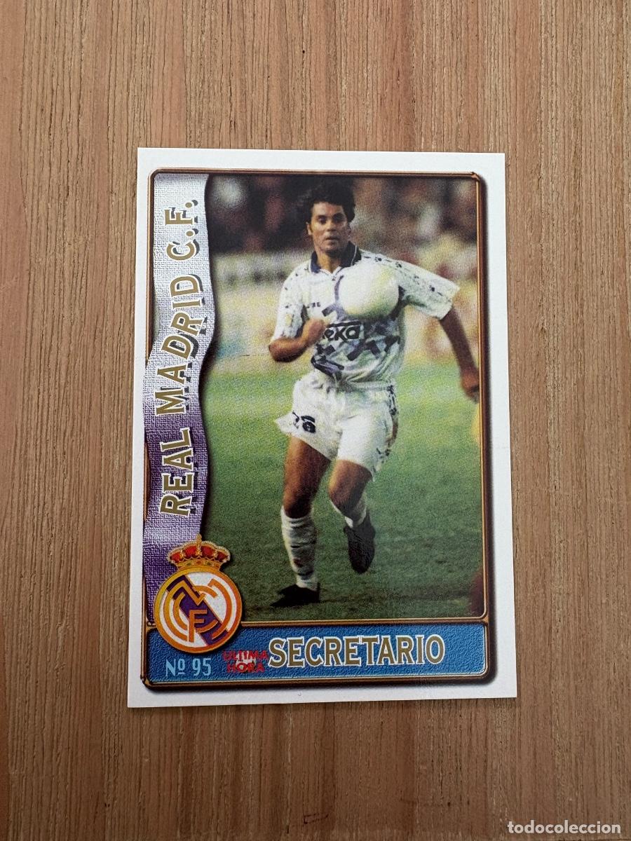 Cromos de F&uacute;tbol: 21. CROMO MUNDICROMO SECRETARIO FICHAJE N 95 REAL MADRID FICHAS LIGA 96-97 1996-97