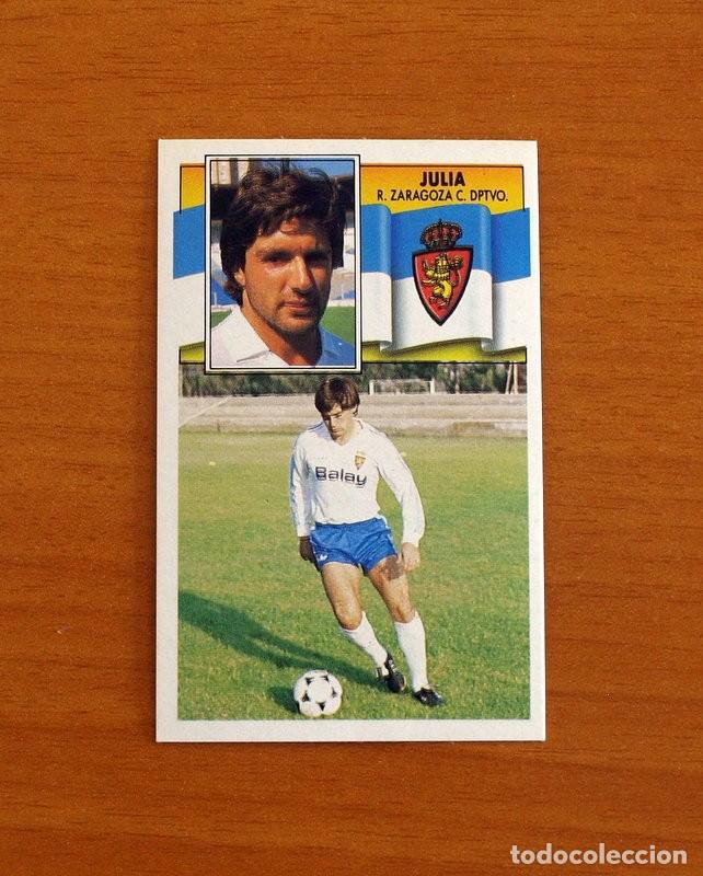 Cromos de F&uacute;tbol: Real Zaragoza - Juli&aacute; - Ediciones Este Liga 1990-1991, 90-91 - Nunca Pegado
