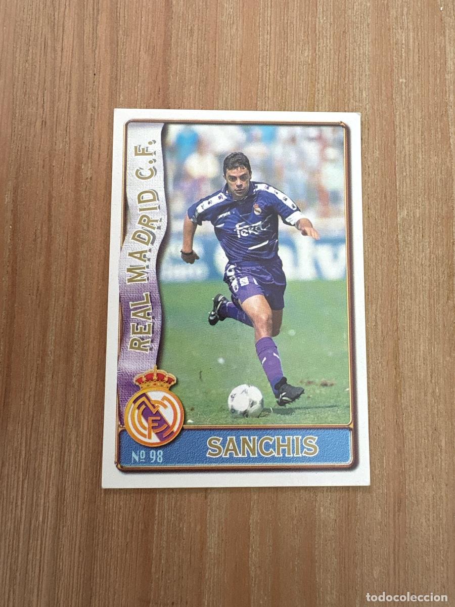 Cromos de F&uacute;tbol: 21. CROMO MUNDICROMO SANCH&Iacute;S N 98 REAL MADRID FICHAS LIGA 96-97 1996-97
