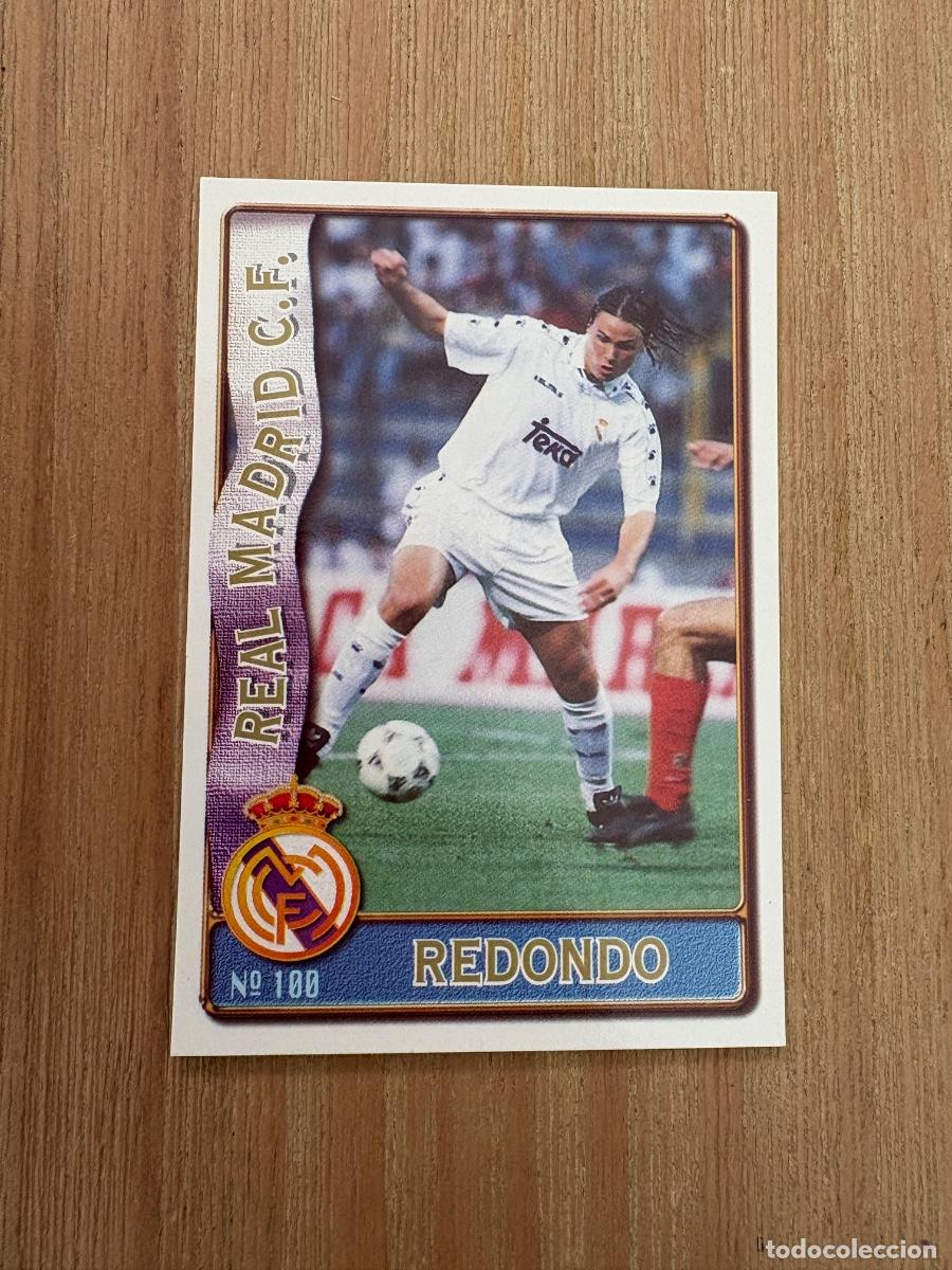 Cromos de F&uacute;tbol: 21. CROMO MUNDICROMO REDONDO N 100 REAL MADRID FICHAS LIGA 96-97 1996-97