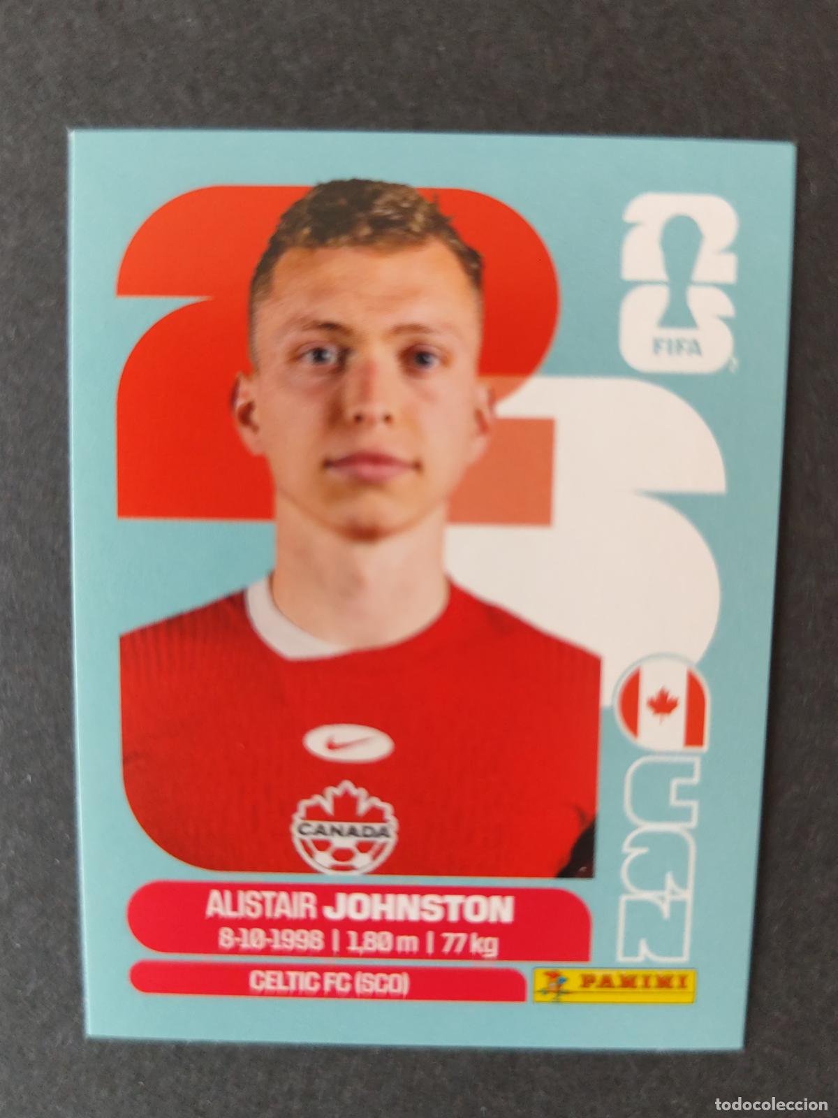 Cromos de F&uacute;tbol: CAN4 ALISTAIR JOHNSTON 4 CANAD&Aacute; MUNDIAL FIFA WORLD CUP 2026 STICKER PANINI SIN PEGAR
