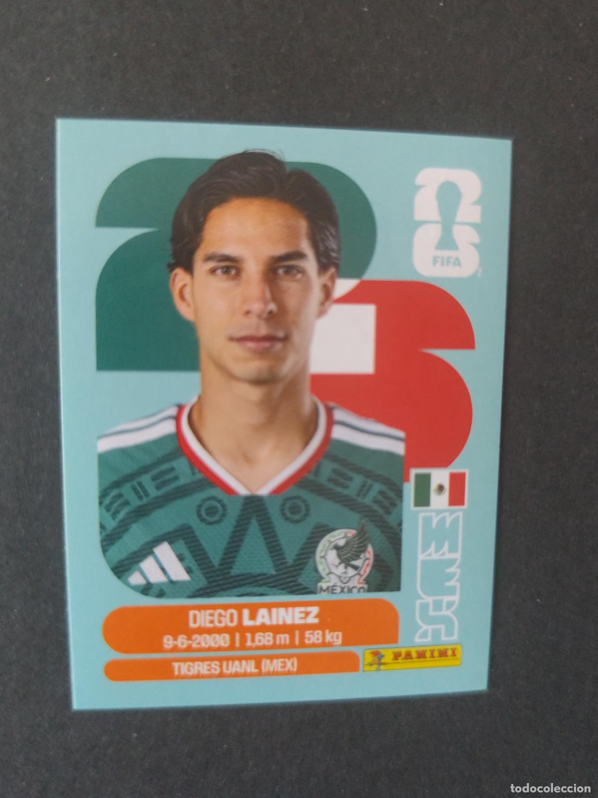 Cromos de F&uacute;tbol: MEX8 DIEGO LAINEZ 8 M&Eacute;XICO MUNDIAL FIFA WORLD CUP 2026 STICKER PANINI SIN PEGAR