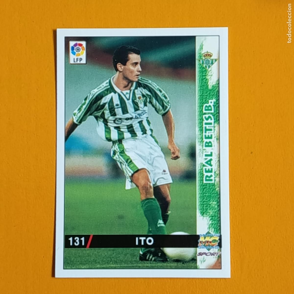 Cromos de F&uacute;tbol: 131 ITO. REAL BETIS. LAS FICHAS DE LA LIGA 98-99. MUNDICROMO