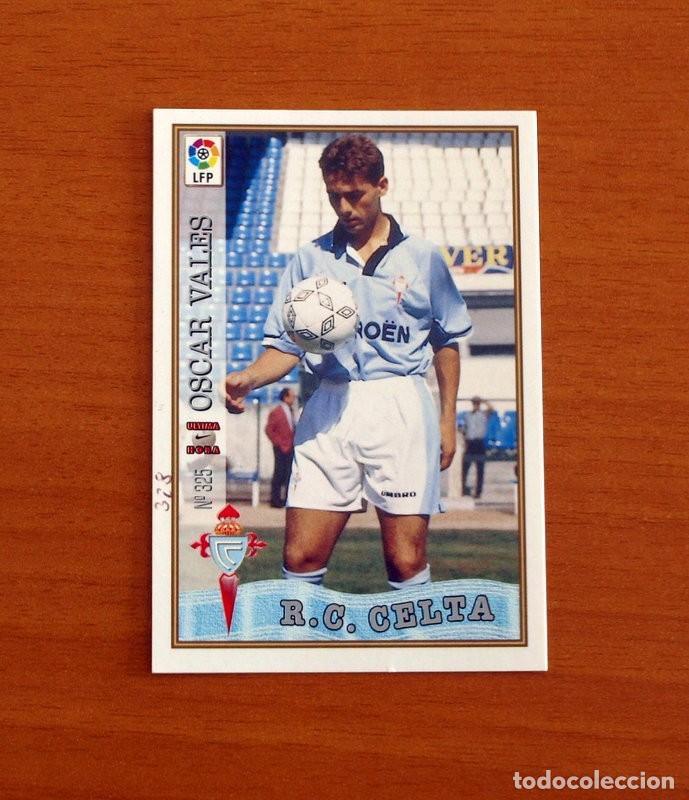 Cromos de F&uacute;tbol: Celta de Vigo - N&ordm; 325 &Oacute;scar Vales Corregido -UH- Mundicromo Las fichas de la Liga 1997-1998, 97-98