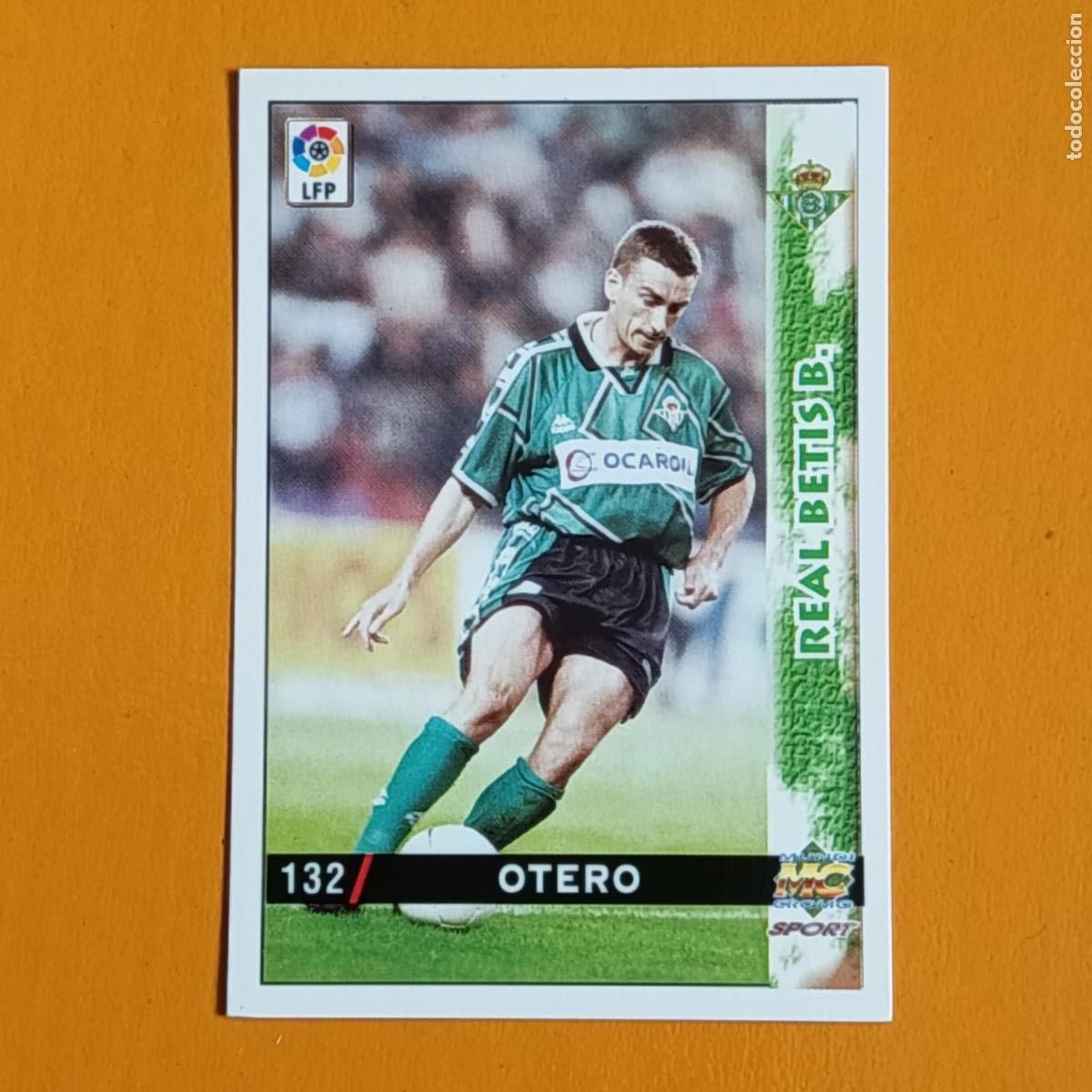 Cromos de F&uacute;tbol: 132 OTERO. REAL BETIS. LAS FICHAS DE LA LIGA 98-99. MUNDICROMO