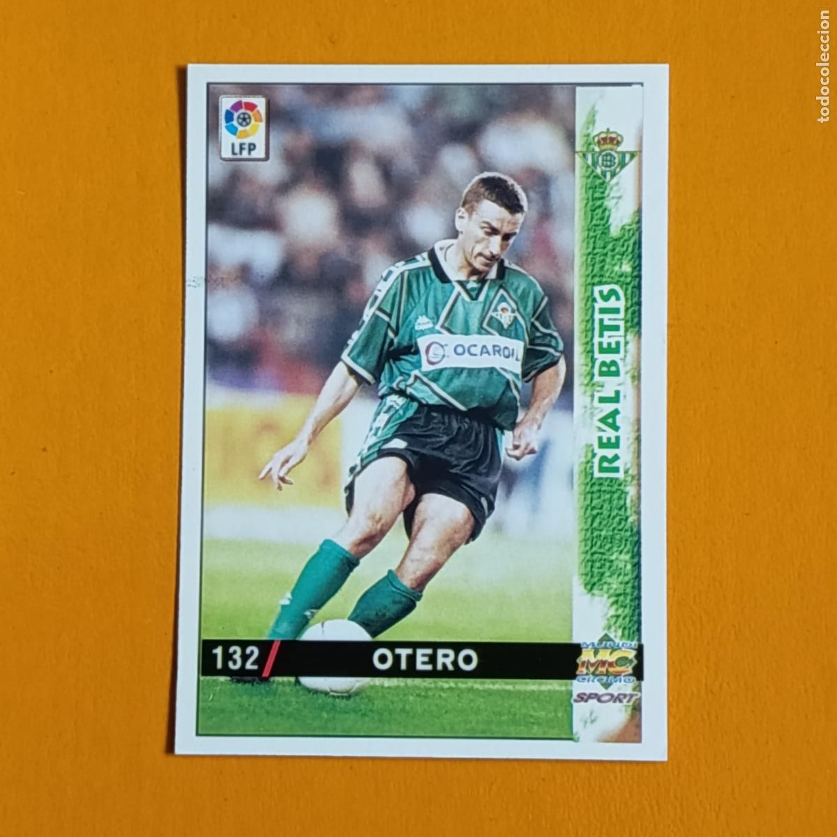 Cromos de F&uacute;tbol: 132 OTERO. REAL BETIS. LAS FICHAS DE LA LIGA 98-99. MUNDICROMO