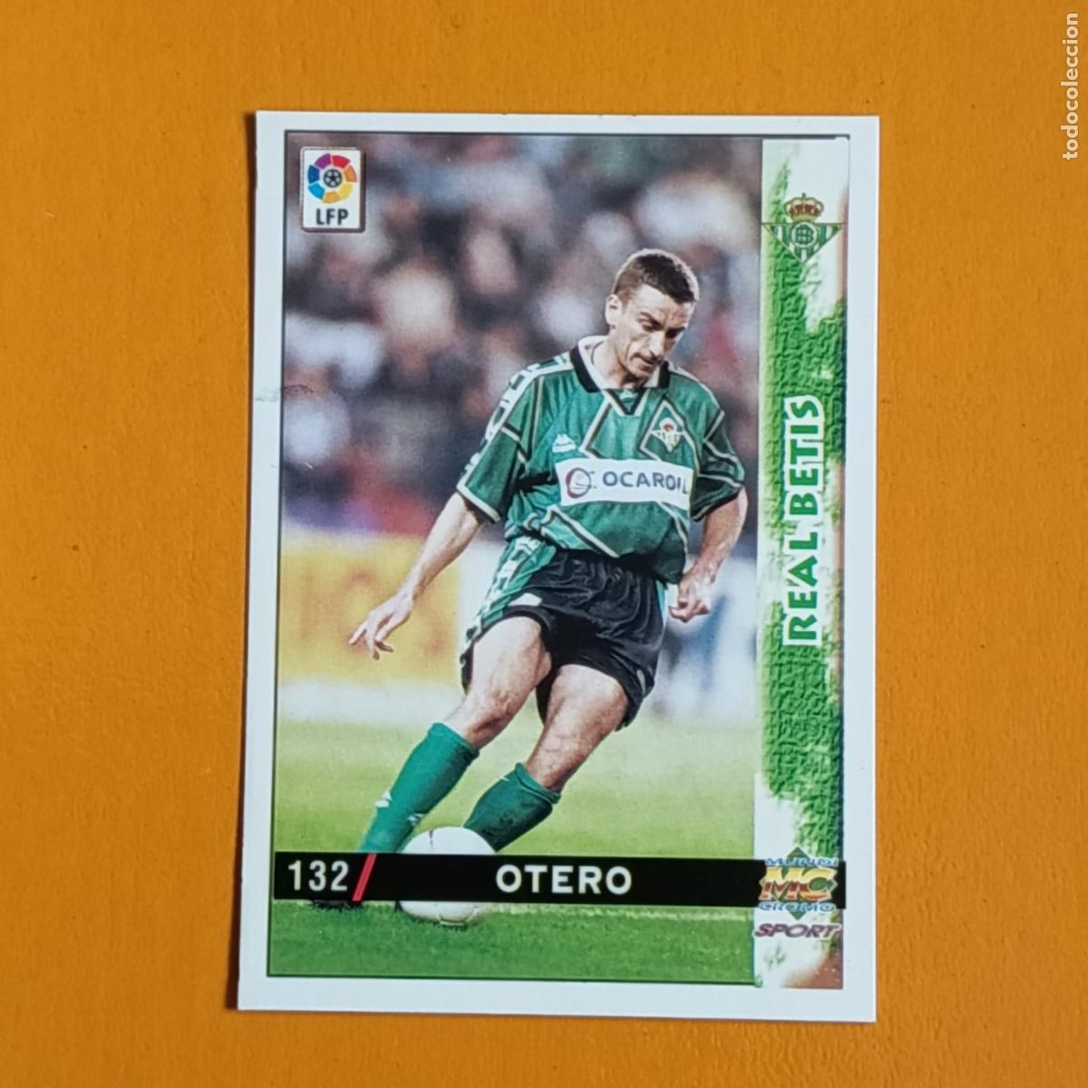 Cromos de F&uacute;tbol: 132 OTERO. REAL BETIS. LAS FICHAS DE LA LIGA 98-99. MUNDICROMO