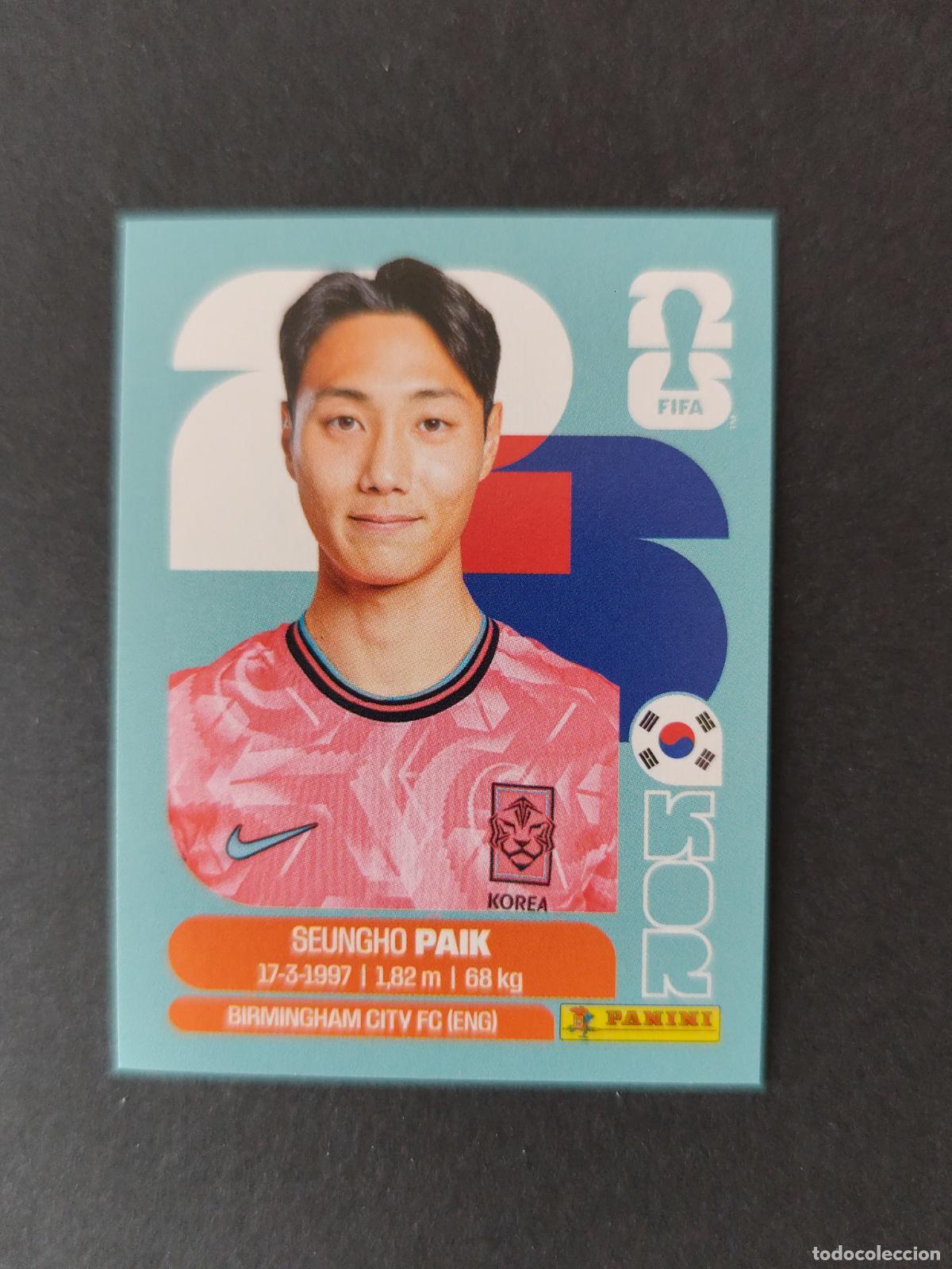 Cromos de F&uacute;tbol: KOR14 SEUNG-HO PAIK 14 COREA DEL SUR MUNDIAL FIFA WORLD CUP 2026 STICKER PANINI SIN PEGAR