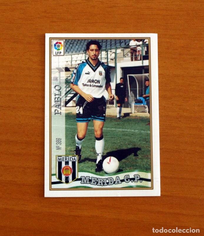 Fu&szlig;ball-Sticker: Merida - N&ordm; 369 Pablo - Mundicromo Las fichas de la Liga 1997-1998, 97-98
