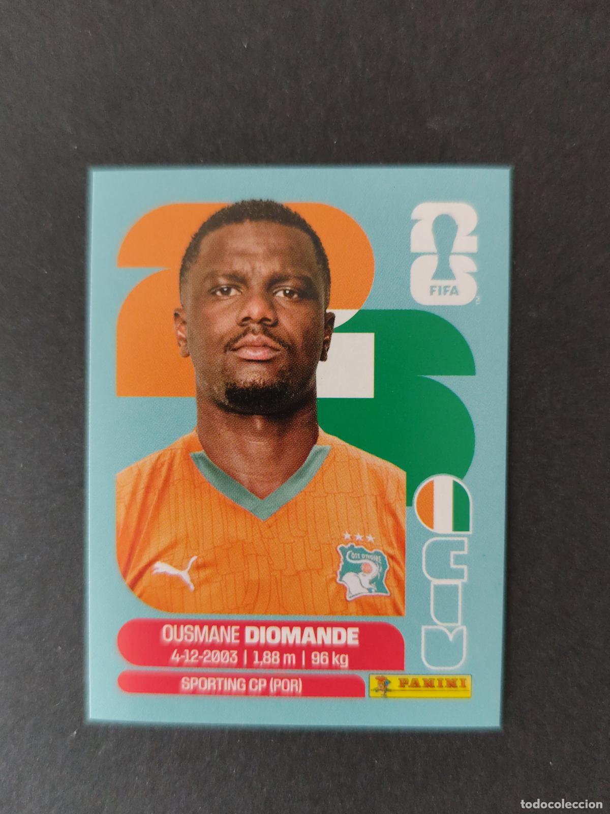 Cromos de F&uacute;tbol: CIV9 OUSMANE DIOMANDE 9 COSTA DE MARFIL MUNDIAL FIFA WORLD CUP 2026 STICKER PANINI SIN PEGAR