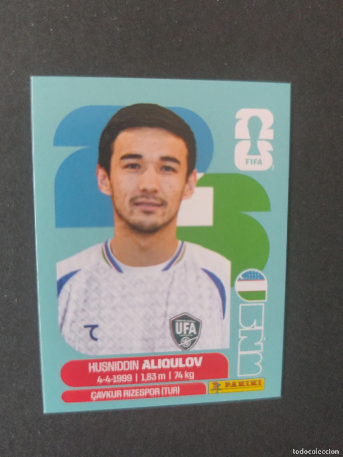 Cromos de F&uacute;tbol: UZB6 HUSNIDDIN ALIQULOV 6 UZBEKIST&Aacute;N MUNDIAL FIFA WORLD CUP 2026 STICKER PANINI SIN PEGAR