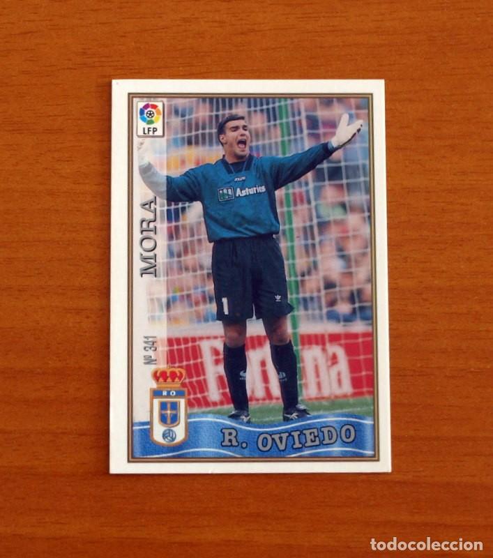 Cromos de F&uacute;tbol: Real Oviedo - N&ordm; 341 Mora - Mundicromo Las fichas de la Liga 1997-1998, 97-98