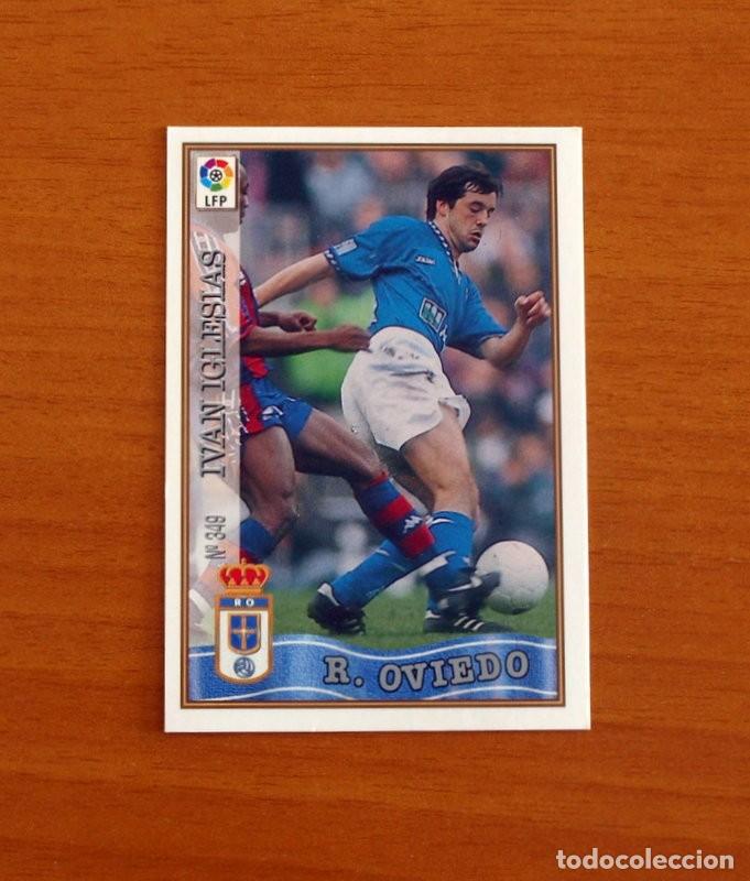 Cromos de F&uacute;tbol: Real Oviedo - N&ordm; 349 Iv&aacute;n Iglesias - Mundicromo Las fichas de la Liga 1997-1998, 97-98