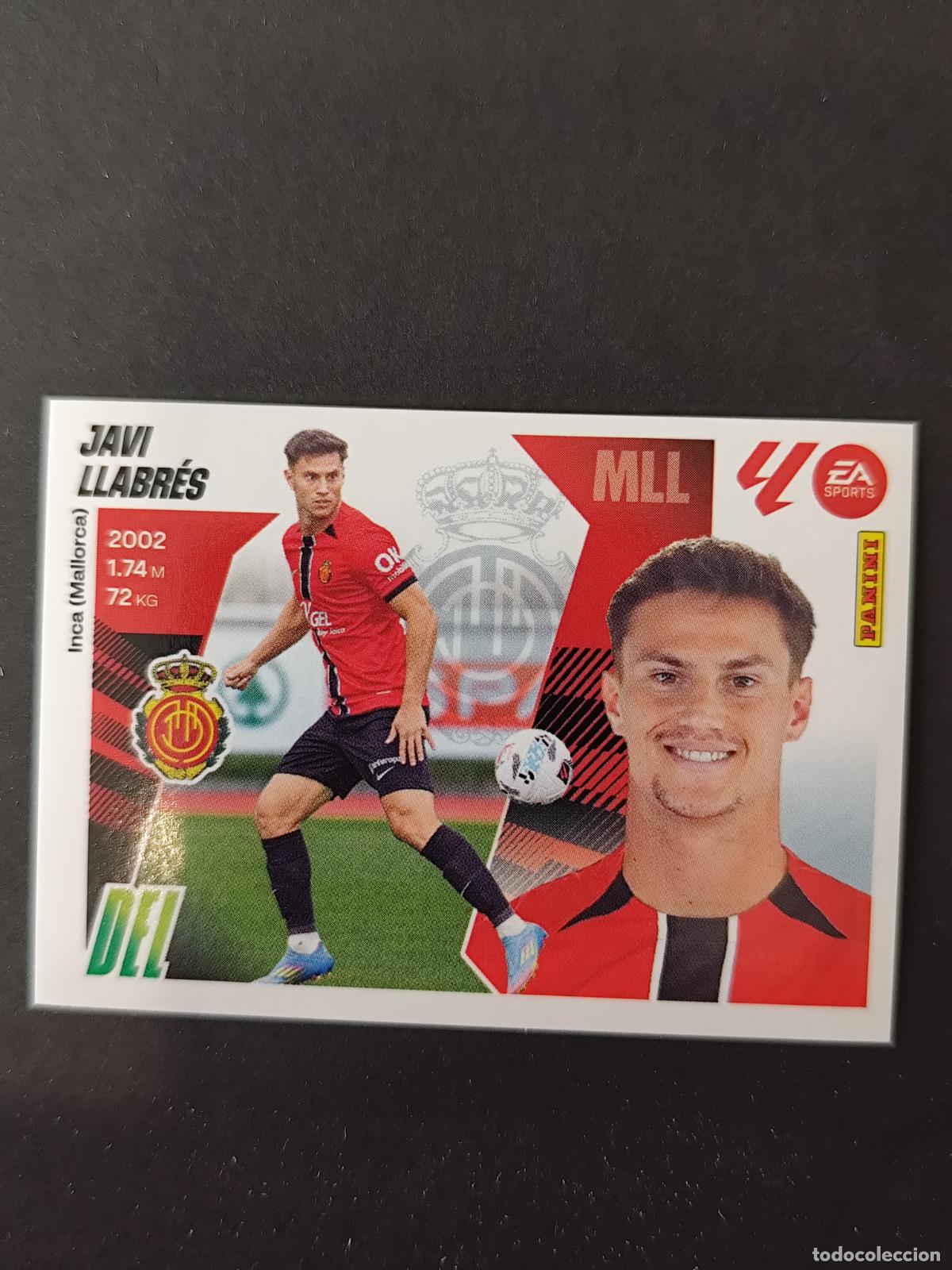 Cromos de F&uacute;tbol: 17 BIS JAVI LLABR&Eacute;S COLOCA MALLORCA LIGA ESTE 2025 2026 25 26 PEDIDO M&Iacute;NIMO 2&euro;
