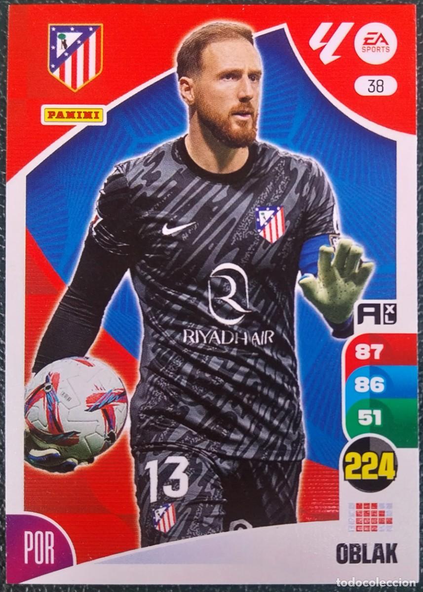 Cromos de Futebol: 38 OBLAK ATLETICO DE MADRID FICHAS ALBUM ADRENALYN XL 2024 2025 24 25