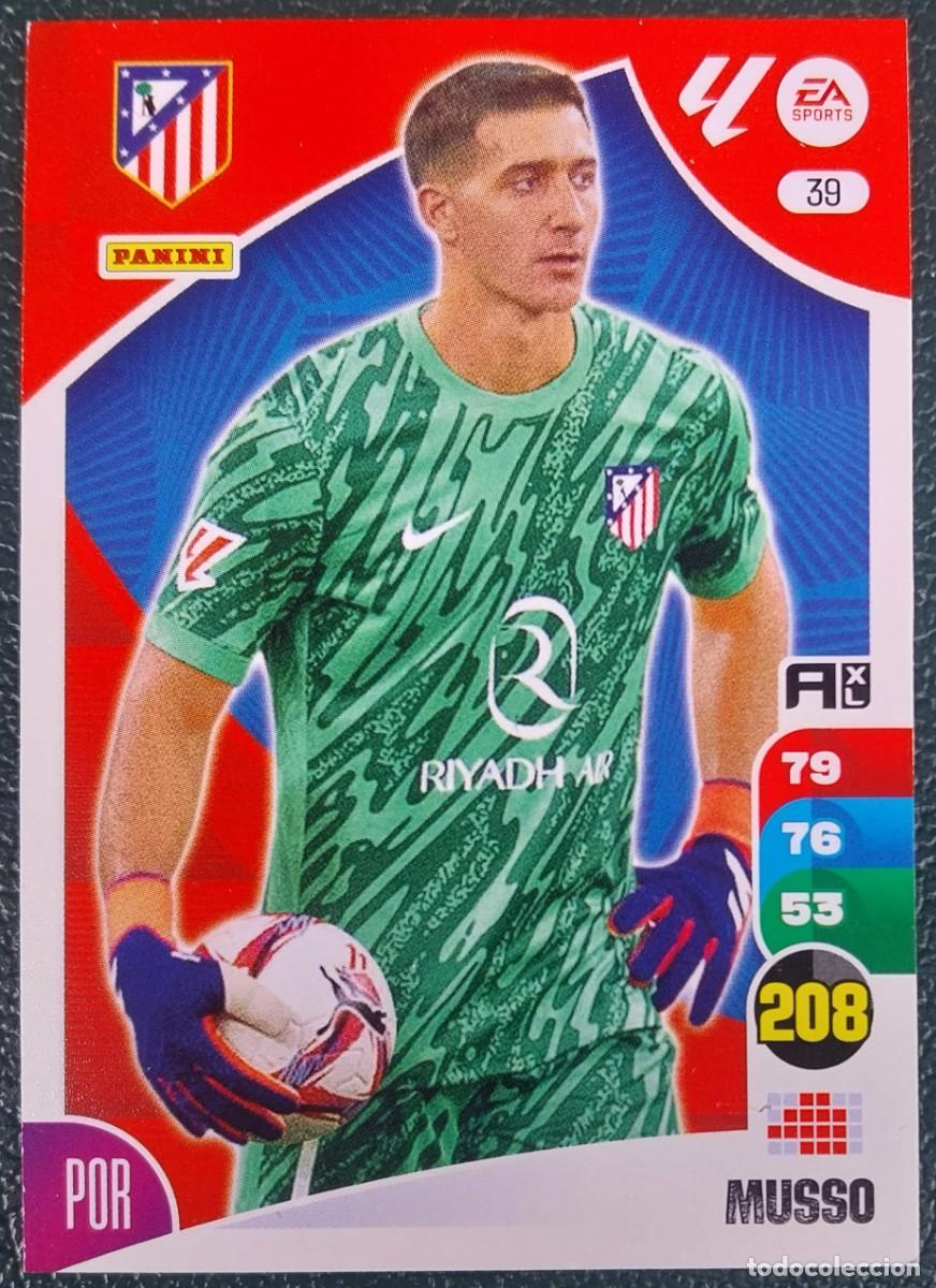 Fu&szlig;ball-Sticker: 39 MUSSO ATLETICO DE MADRID FICHAS ALBUM ADRENALYN XL 2024 2025 24 25