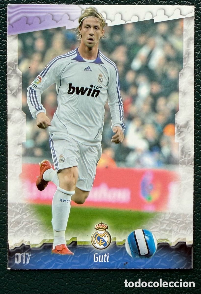 Cromos de F&uacute;tbol: 17 GUTI REAL MADRID FICHAS ALBUM MUNDICROMO 2008 2009 08 09