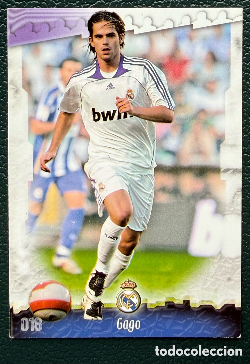 Cromos de Futebol: 18 GAGO REAL MADRID FICHAS ALBUM MUNDICROMO 2008 2009 08 09