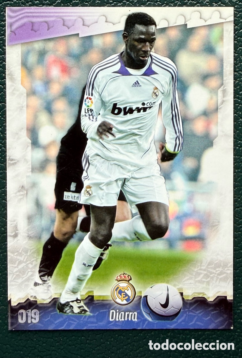 Cartes &agrave; collectionner de Football: 19 DIARRA REAL MADRID FICHAS ALBUM MUNDICROMO 2008 2009 08 09