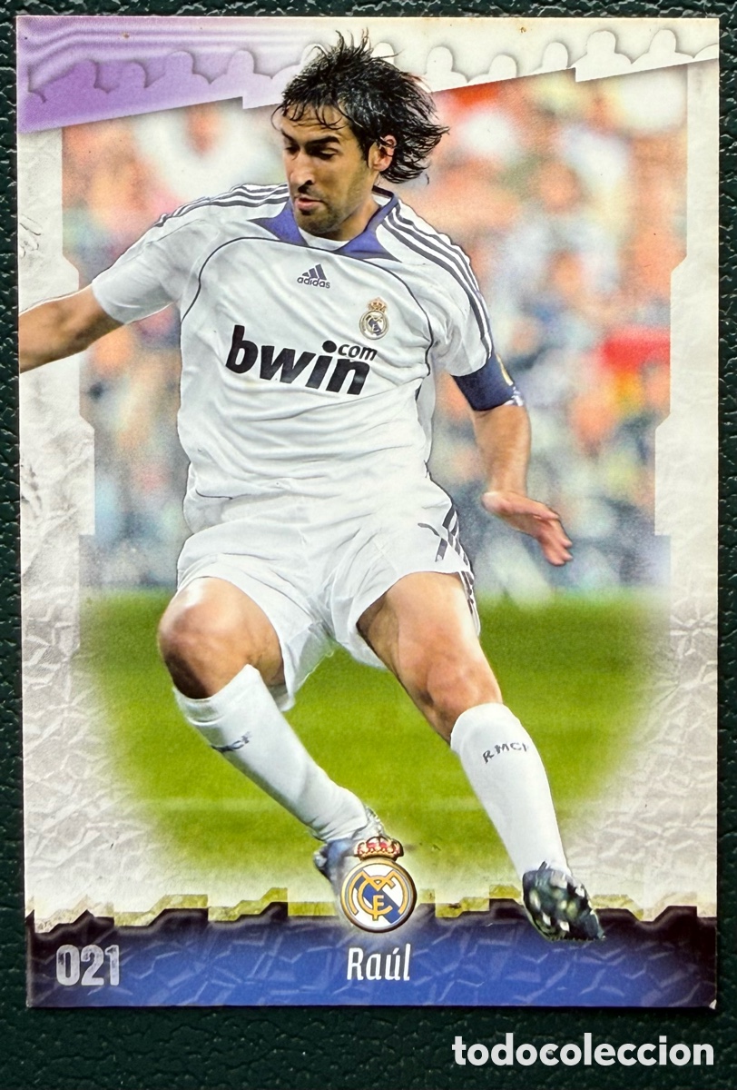 Cartes &agrave; collectionner de Football: 21 RAUL REAL MADRID FICHAS ALBUM MUNDICROMO 2008 2009 08 09