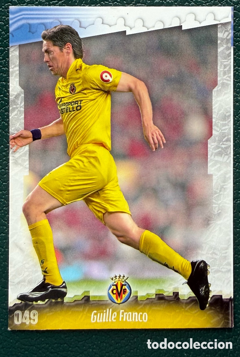 Fu&szlig;ball-Sticker: 49 GUILLE FRANCO VILLARREAL CF FICHAS ALBUM MUNDICROMO 2008 2009 08 09