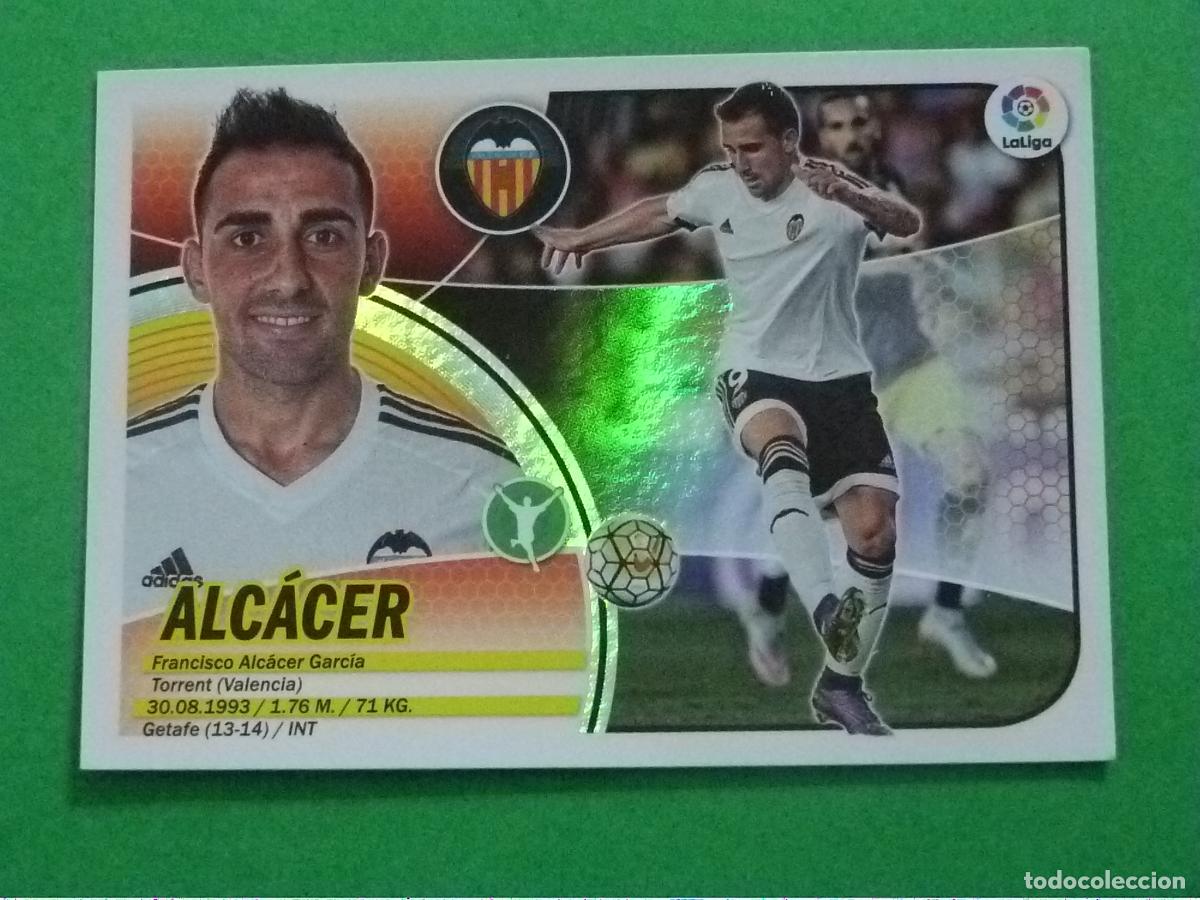 Cromos de F&uacute;tbol: CROMO FUTBOL ALCACER VALENCIA C.F. SIN PEGAR N&ordm; 15 LIGA ESTE 2016-2017/16-17 PANINI