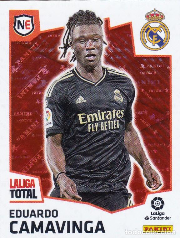 Cromos de F&uacute;tbol: LALIGA TOTAL 2022-23 * CAMAVINGA N&ordm; 471 NEW ERA * NUEVO DE SOBRE (A-8)