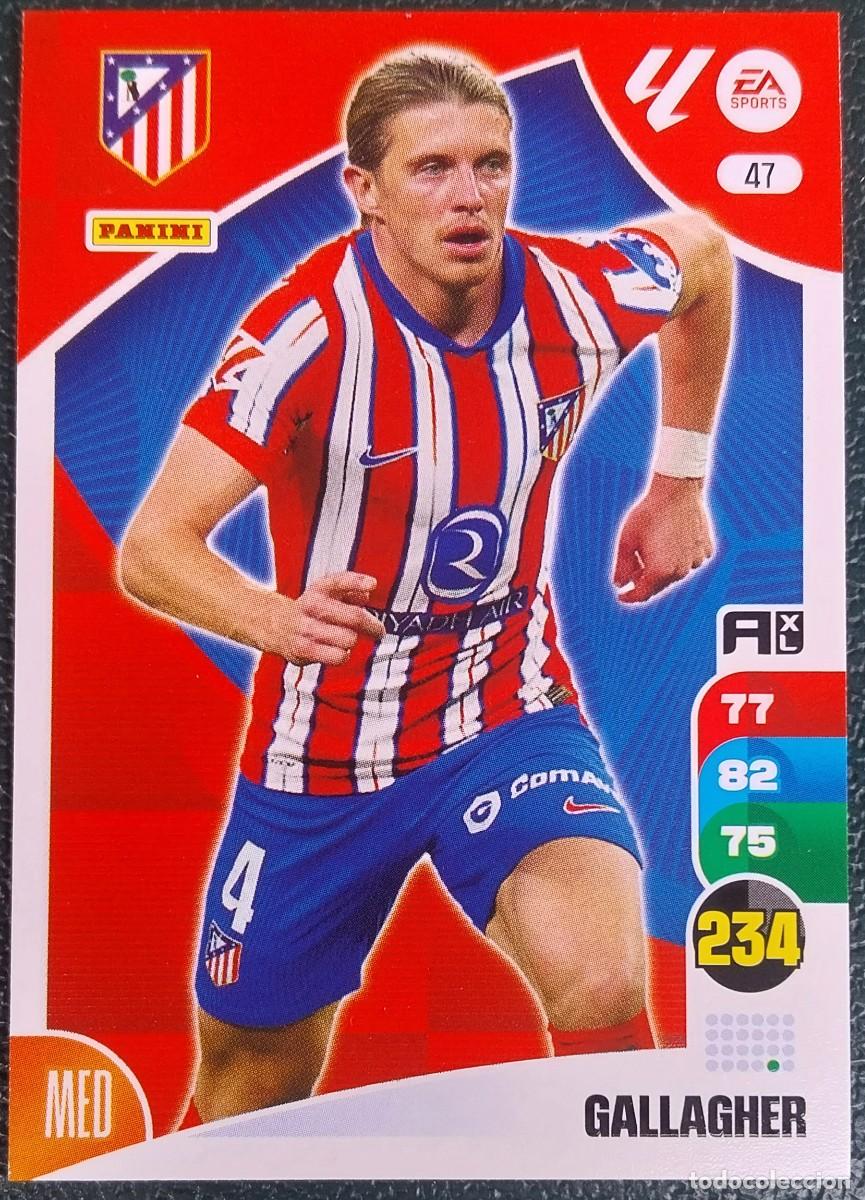 Cromos de F&uacute;tbol: 47 GALLAGHER ATLETICO DE MADRID FICHAS ALBUM ADRENALYN XL 2024 2025 24 25