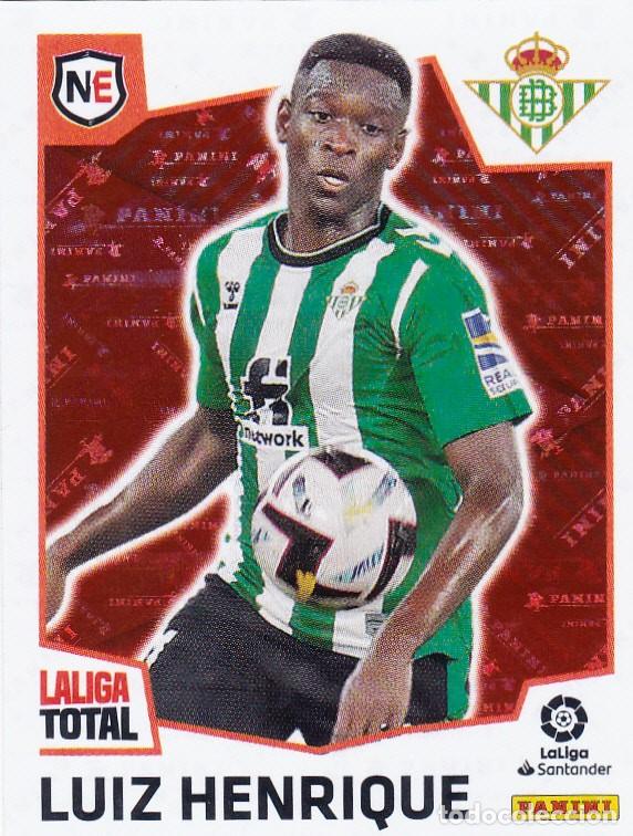 Cromos de F&uacute;tbol: LALIGA TOTAL 2022-23 * LUIZ HENRIQUE N&ordm; 478 NEW ERA * NUEVO DE SOBRE (A-8)
