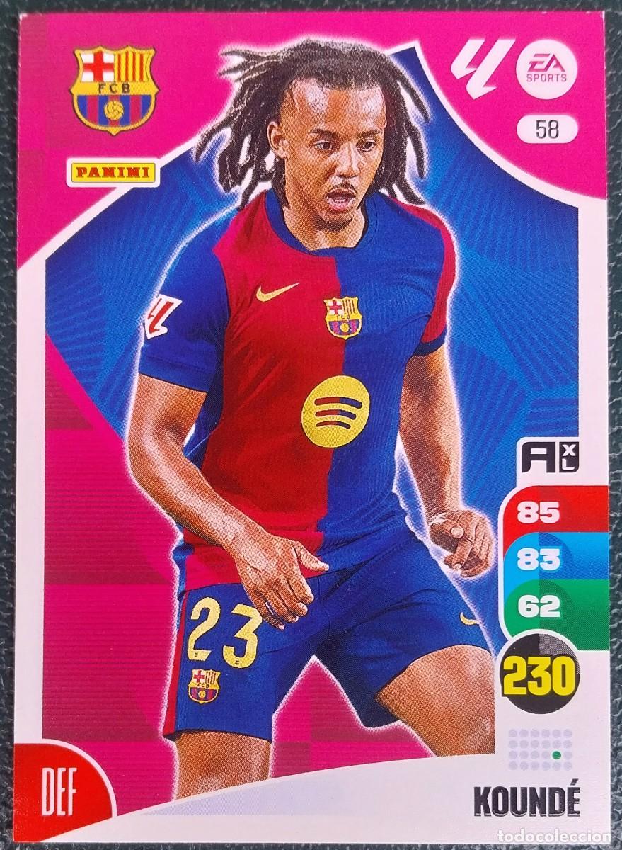 Figurine di Calcio: 58 KOUNDE FC BARCELONA FICHAS ALBUM ADRENALYN XL 2024 2025 24 25