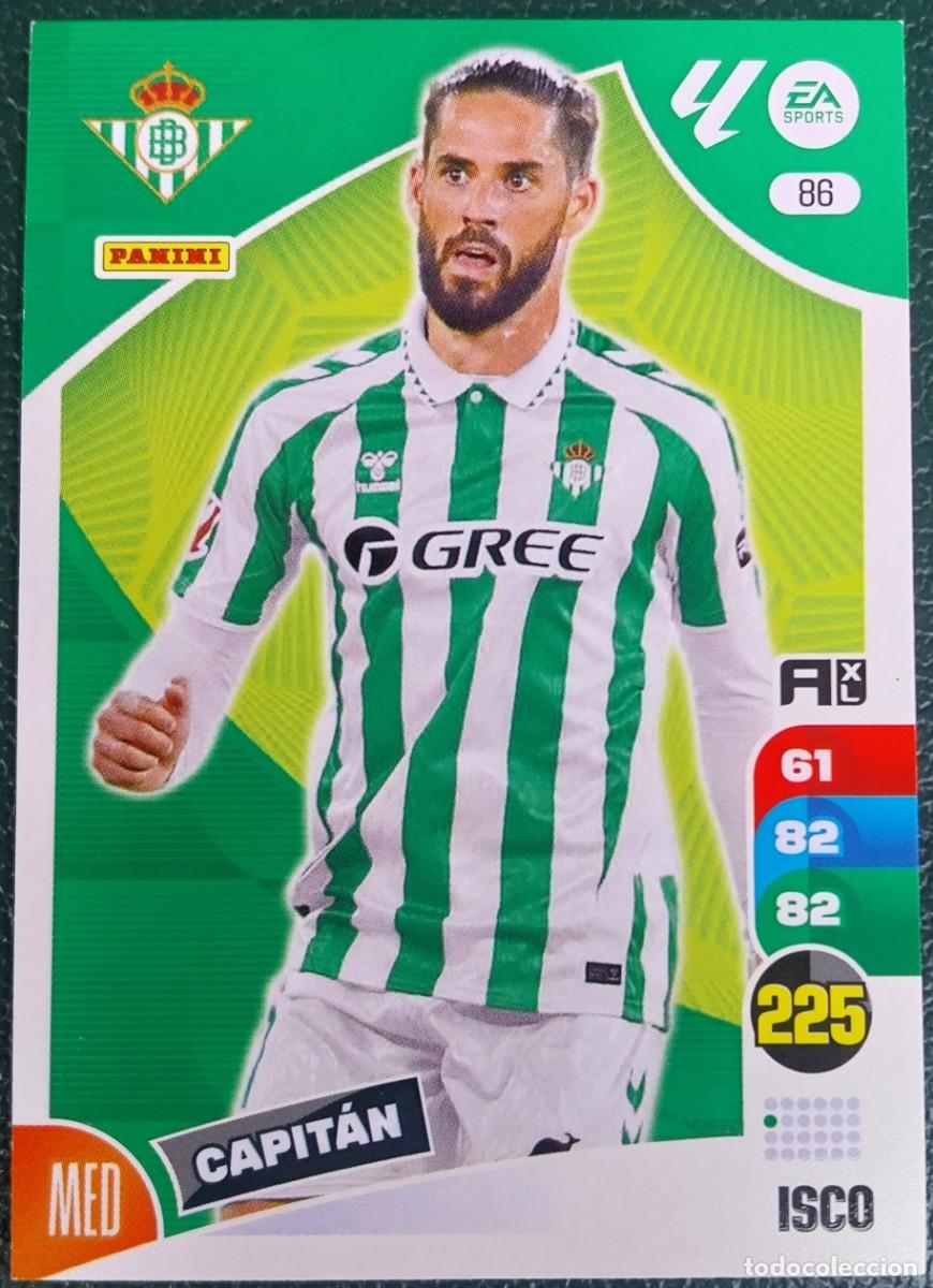 Cromos de F&uacute;tbol: 86 ISCO REAL BETIS FICHAS ALBUM ADRENALYN XL 2024 2025 24 25