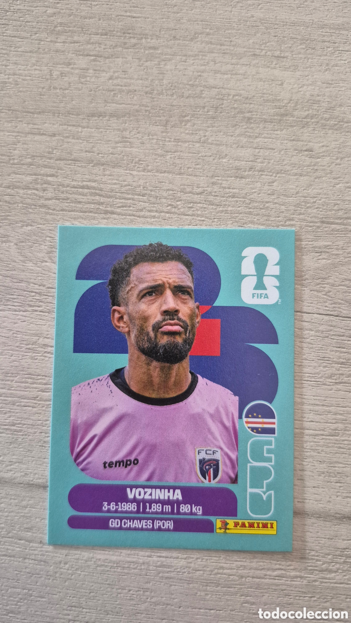 Cromos de F&uacute;tbol: CPV2 Vozinha FIFA World Cup 2026