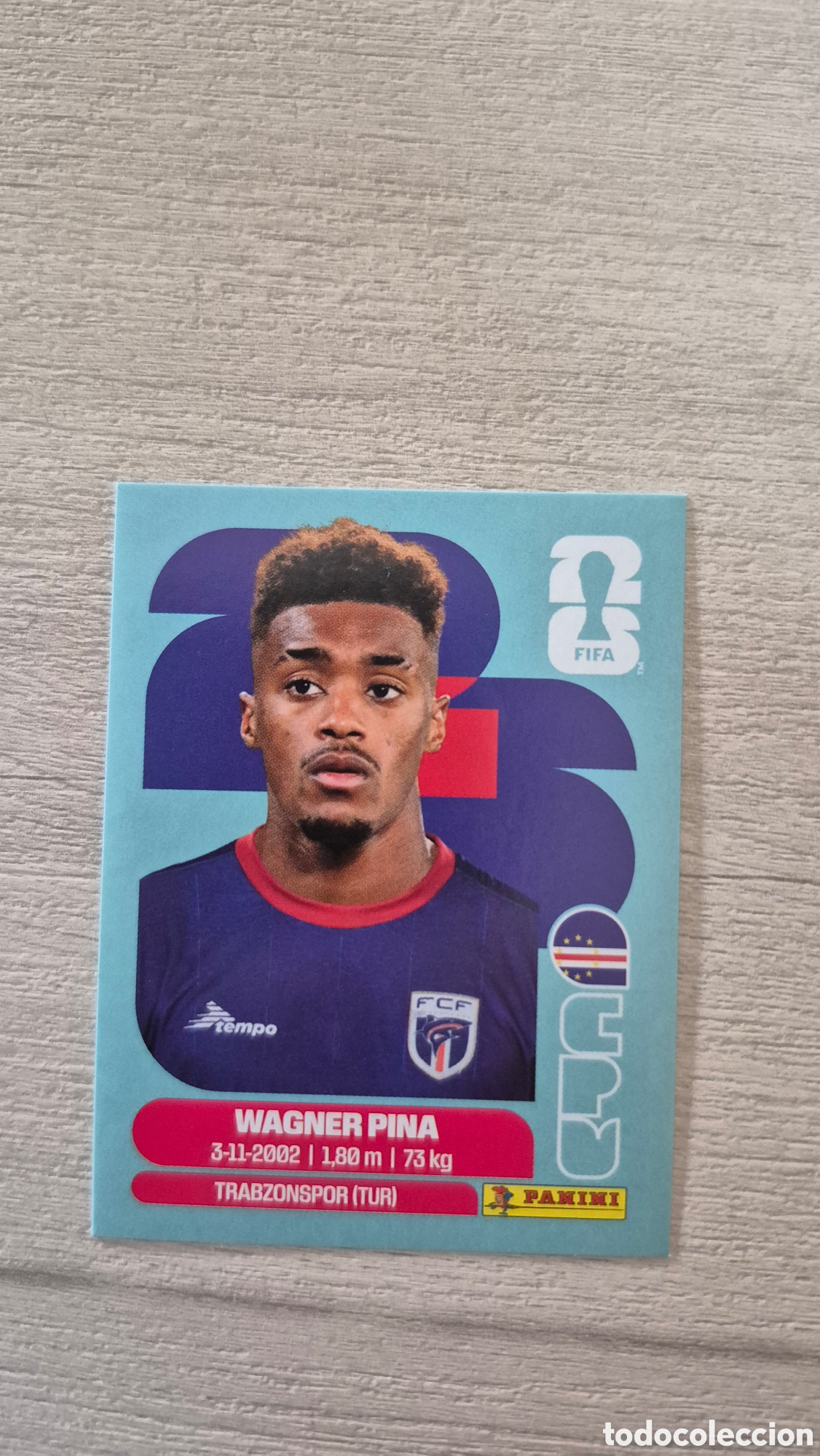 Cromos de F&uacute;tbol: CPV7 Wagner Pina FIFA World Cup 2026