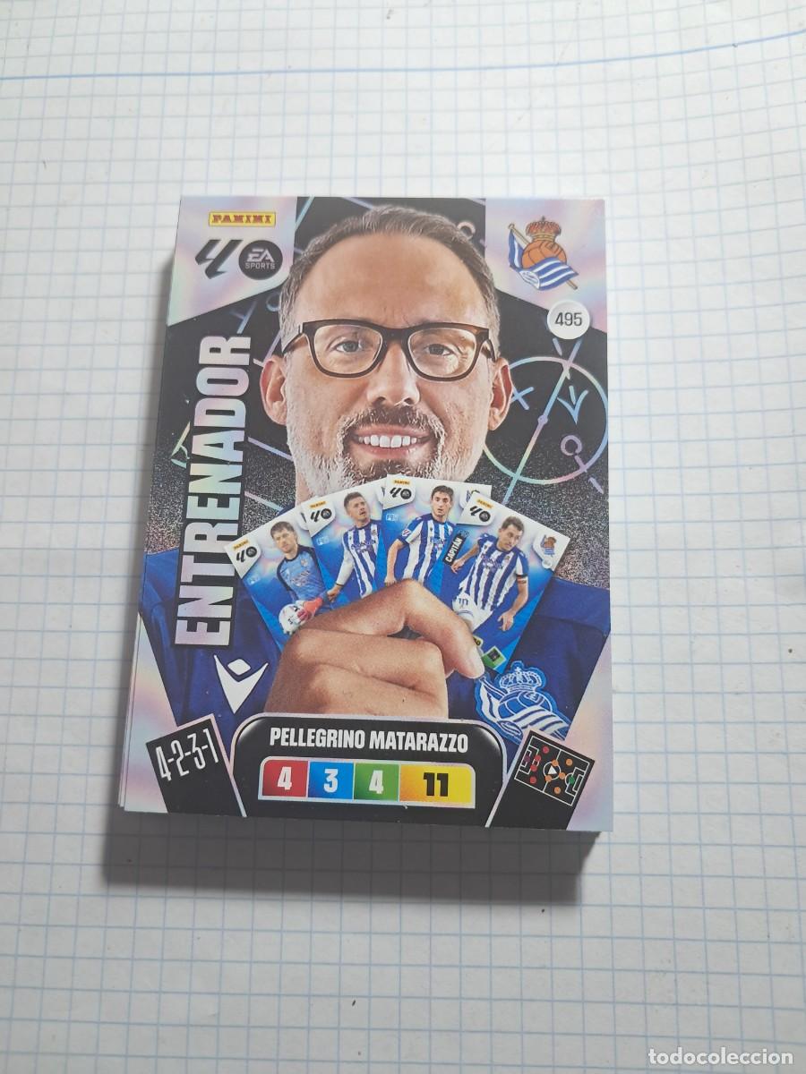 Cromos de F&uacute;tbol: CARD ADENALYN XL TEMPORADA 25/26: ENTRENADOR PELEGRINO MATARAZZO, N&deg; 495