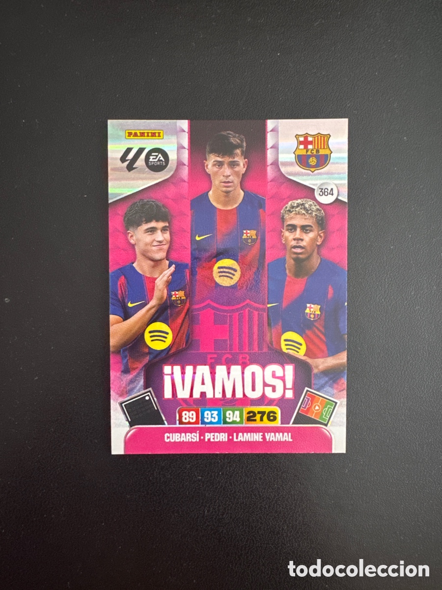 Cromos de F&uacute;tbol: VAMOS BARCELONA N&Uacute;MERO 364 ADRENALYN 2025 2026