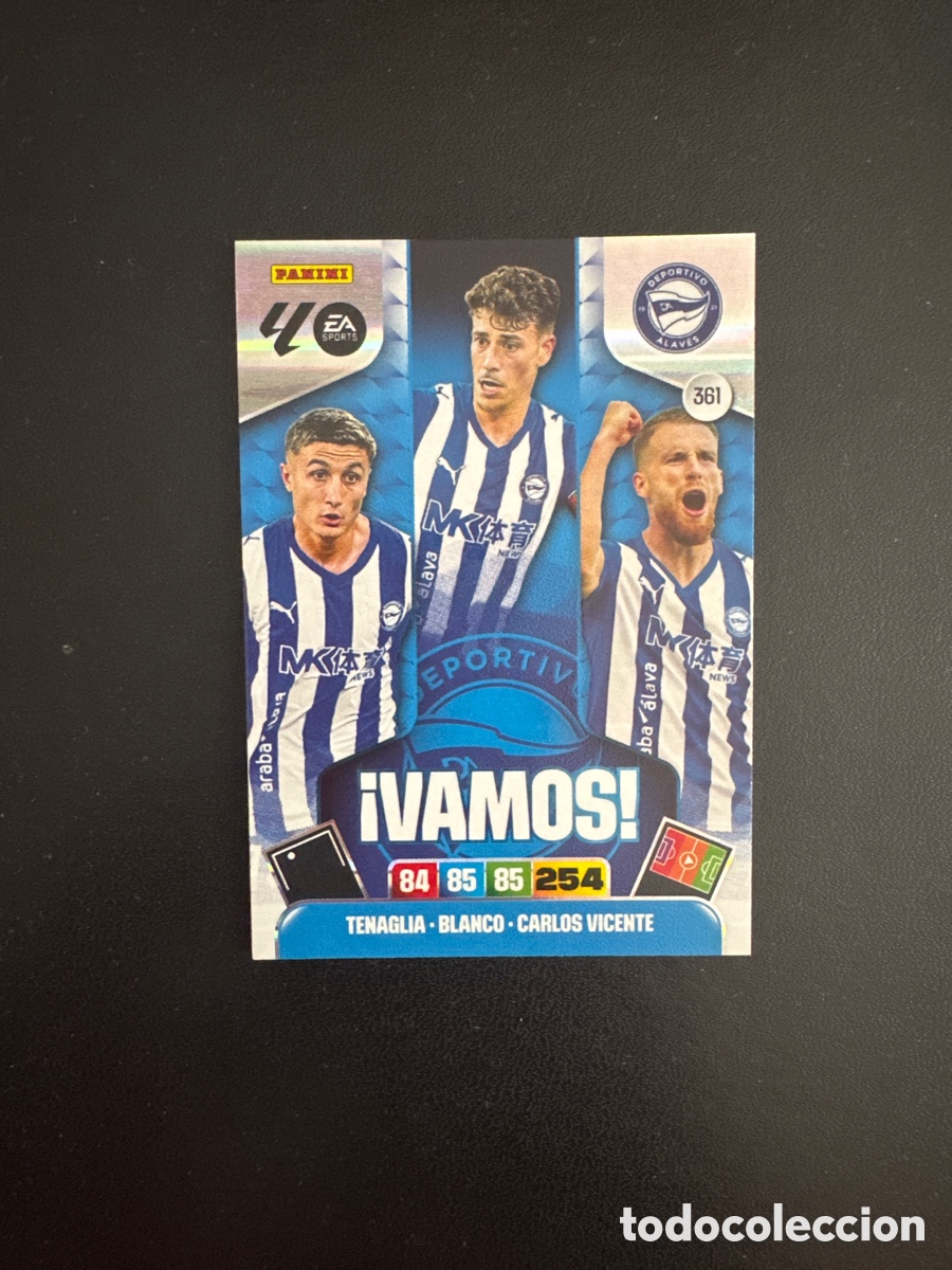 Cromos de F&uacute;tbol: VAMOS ALAV&Eacute;S NUMERO 361 ADRENALYN 2025 2026