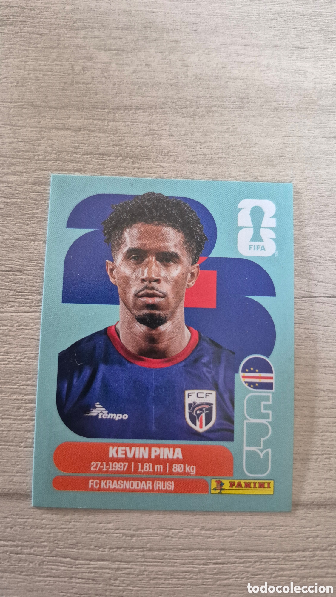 Cromos de F&uacute;tbol: CPV10 Kevin Pina FIFA World Cup 2026