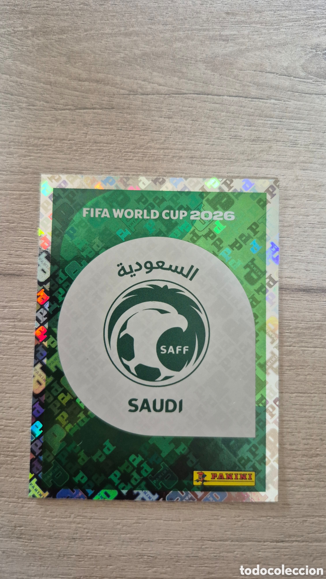 Cromos de F&uacute;tbol: KSA1 Escudo Arabia Saudi FIFA World Cup 2026
