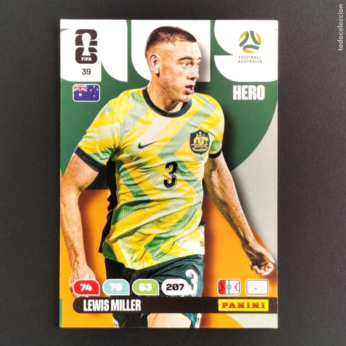 Cromos de F&uacute;tbol: 39 LEWIS MILLER AUSTRALIA CROMOS ADRENALYN XL MUNDIAL 26 2026 FIFA WORLD CUP PANINI