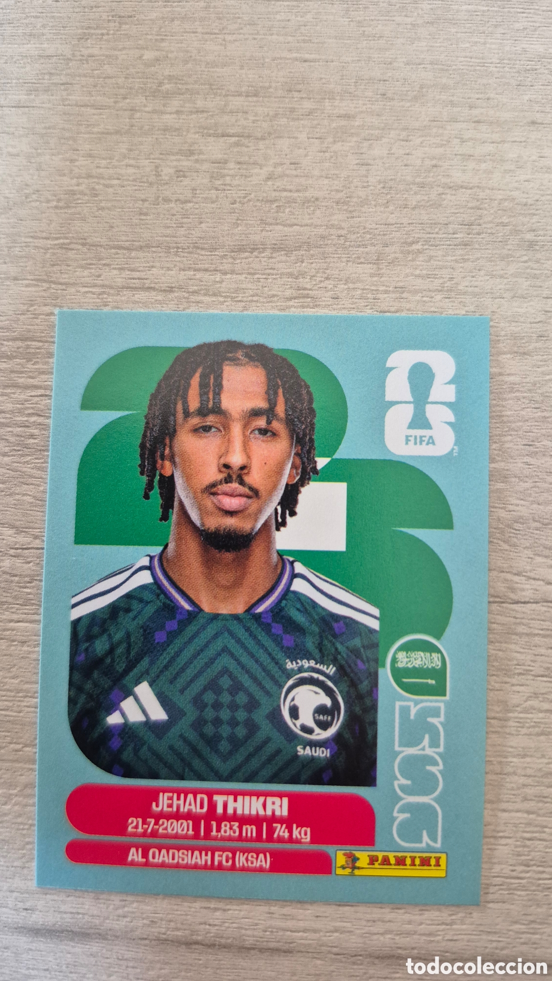 Cromos de F&uacute;tbol: KSA6 Thikri FIFA World Cup 2026