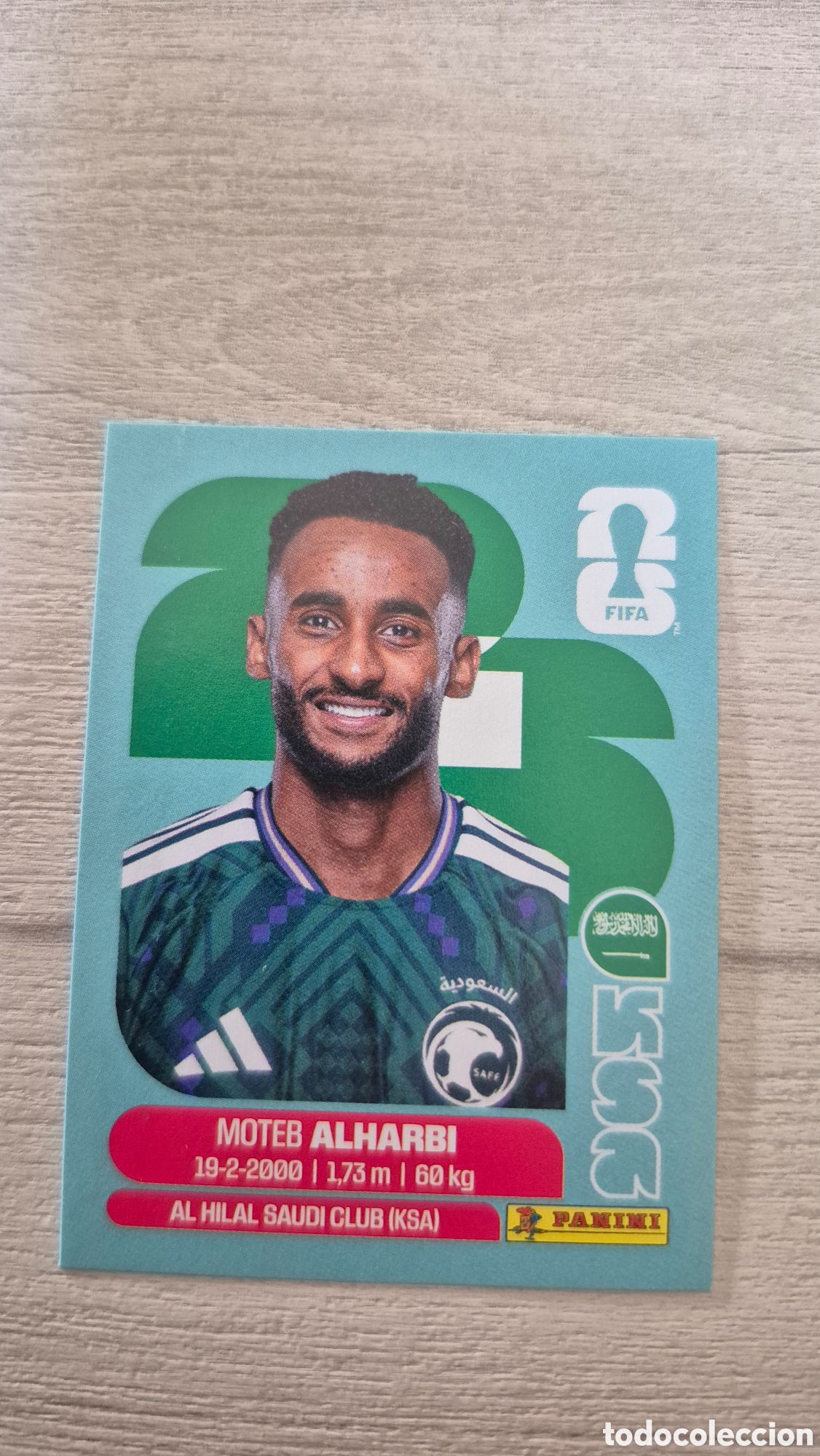 Cromos de F&uacute;tbol: KSA7 Alharbi FIFA World Cup 2026