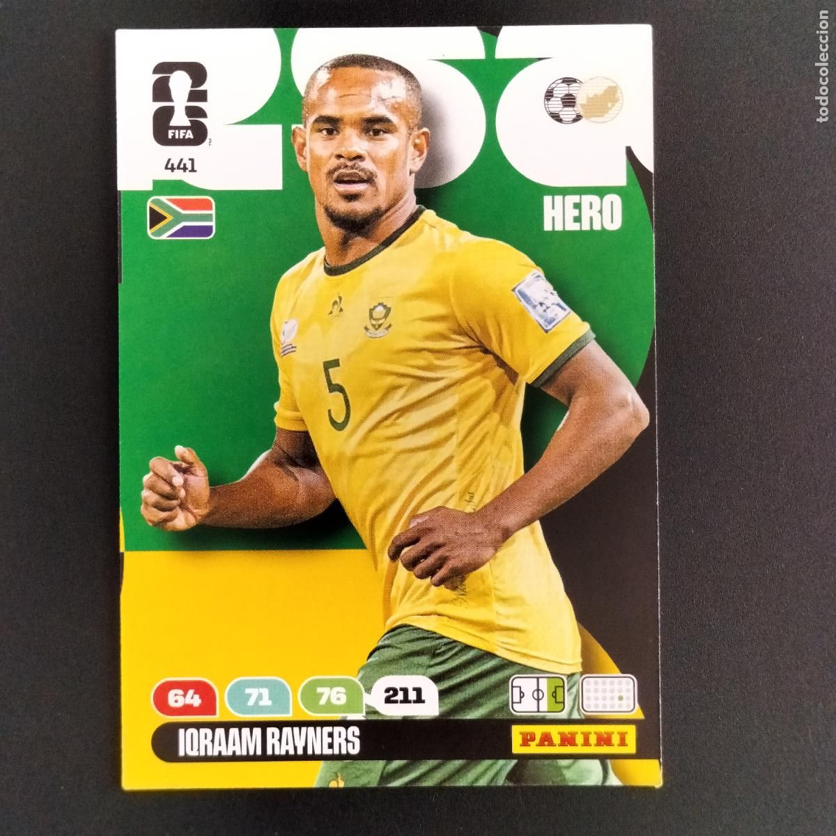 Cromos de F&uacute;tbol: 441 IQRAAM RAYNERS SOUTH AFRICA CROMOS ADRENALYN XL MUNDIAL 26 2026 FIFA WORLD CUP PANINI