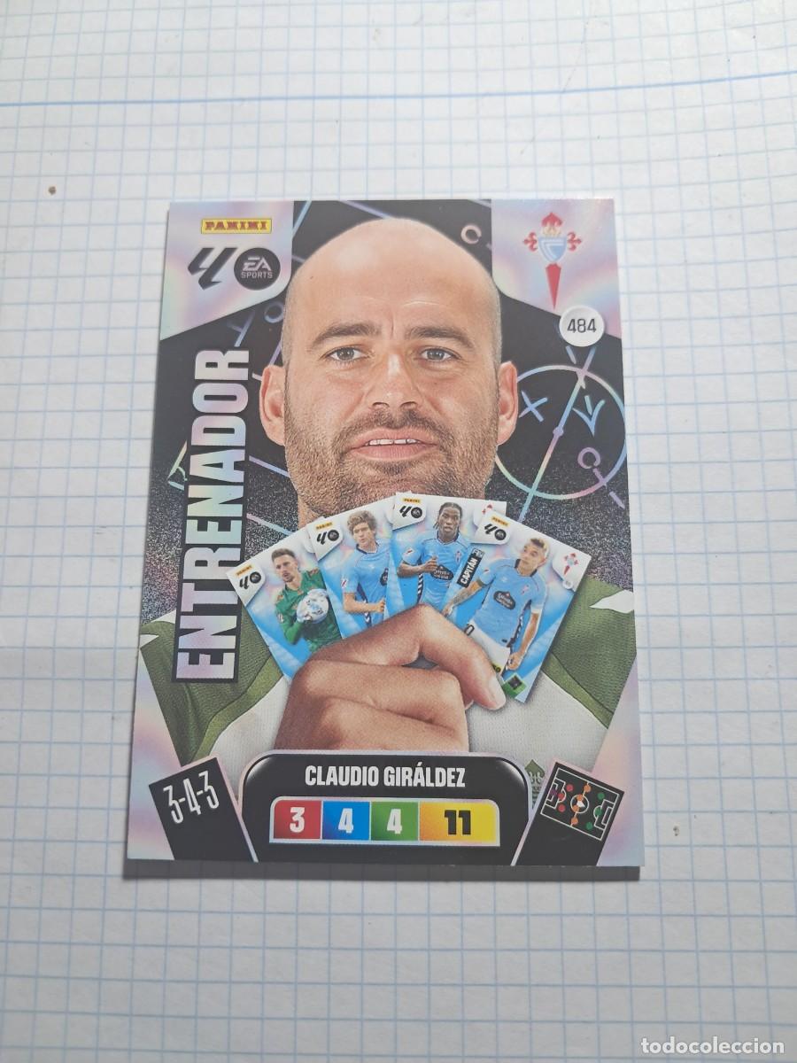 Cromos de Futebol: CARD ADENALYN XL TEMPORADA 25/26: ENTRENADOR CELTA CLAUDIO GIR&Aacute;LDEZ, N&deg; 484