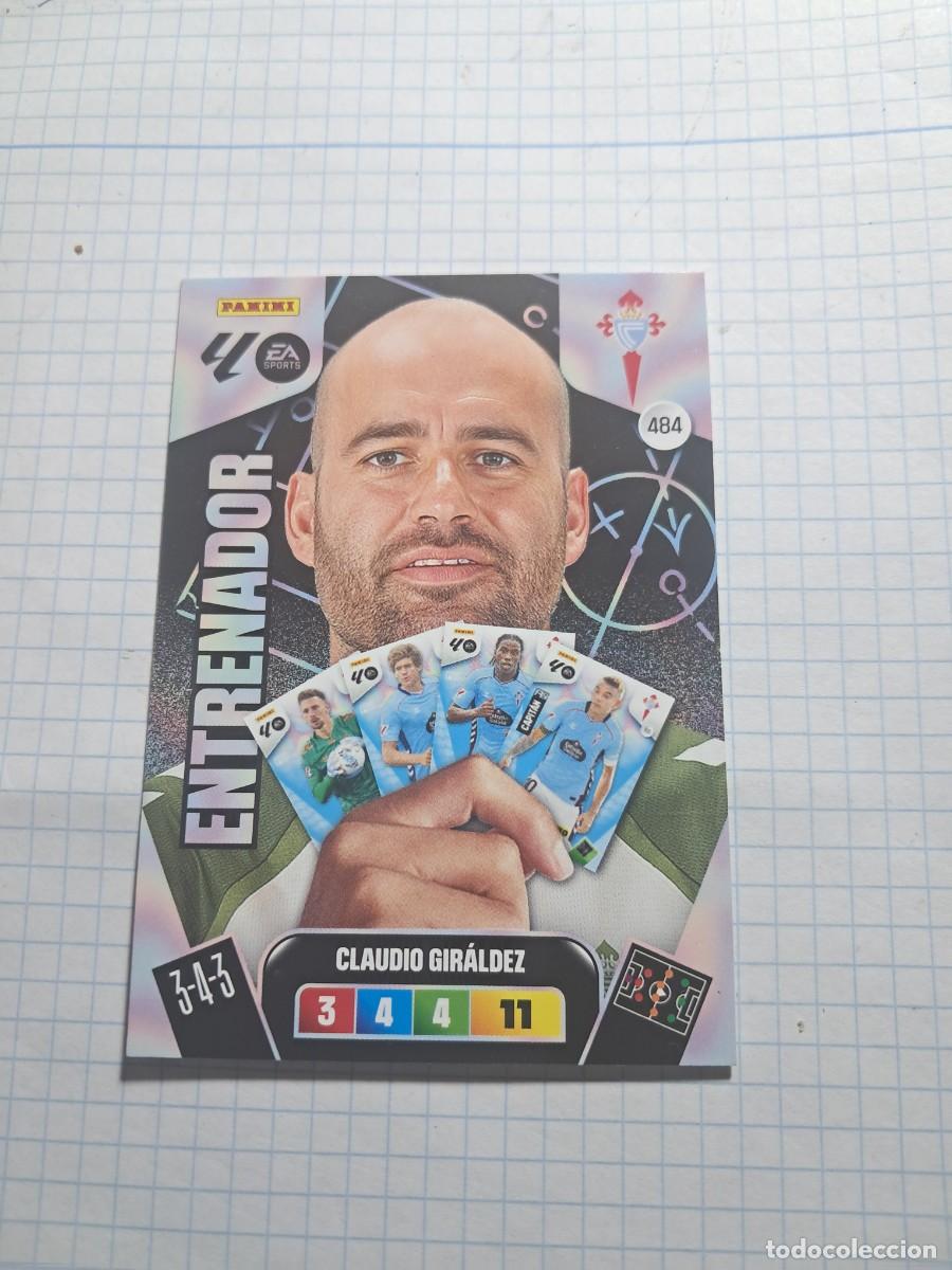 Cromos de Futebol: CARD ADENALYN XL TEMPORADA 25/26: ENTRENADOR CELTA CLAUDIO GIR&Aacute;LDEZ, N&deg; 484