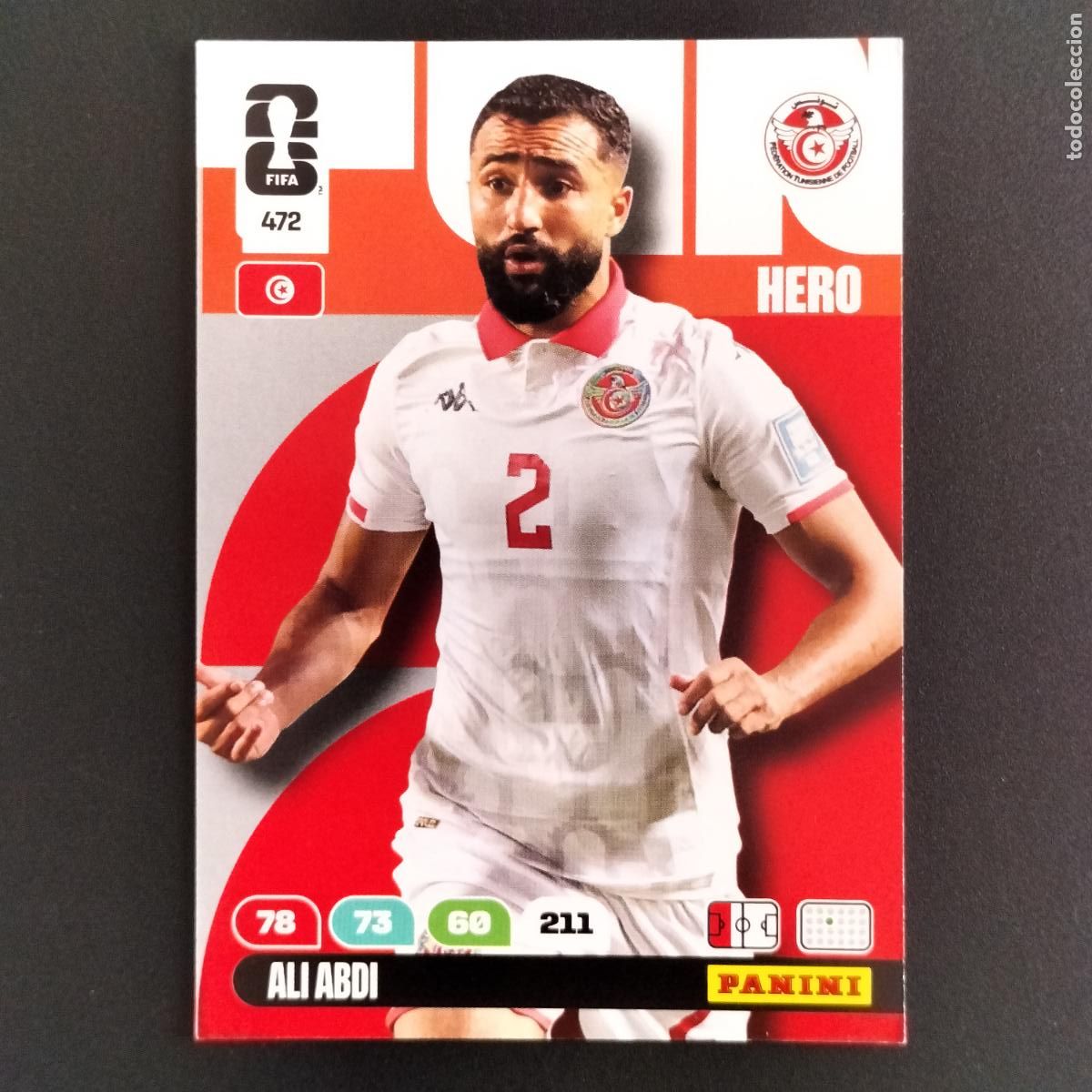 Cromos de F&uacute;tbol: 472 ALI ABDI TUNEZ CROMOS ADRENALYN XL MUNDIAL 26 2026 FIFA WORLD CUP PANINI