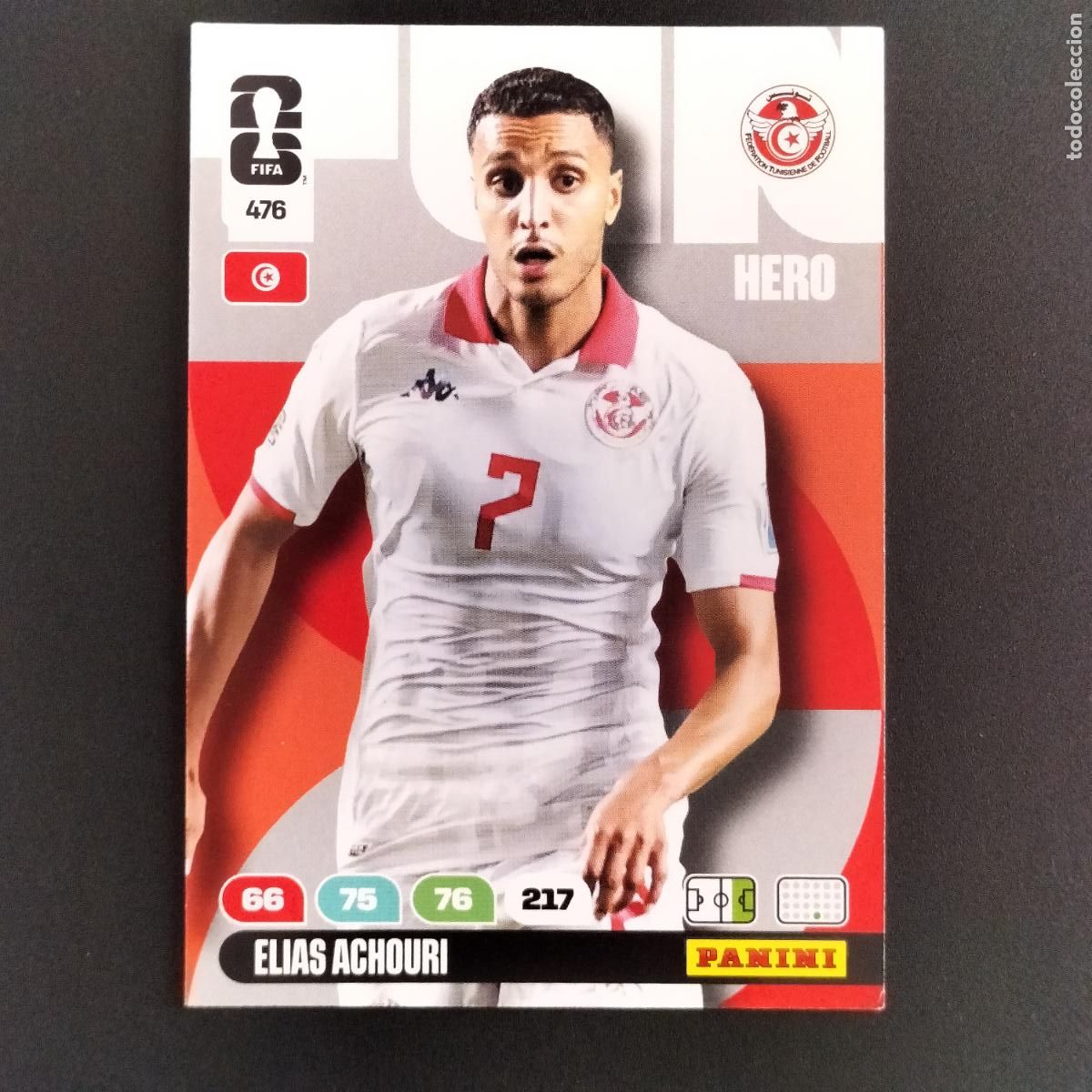 Cromos de F&uacute;tbol: 476 ELIAS ACHOURI TUNEZ CROMOS ADRENALYN XL MUNDIAL 26 2026 FIFA WORLD CUP PANINI